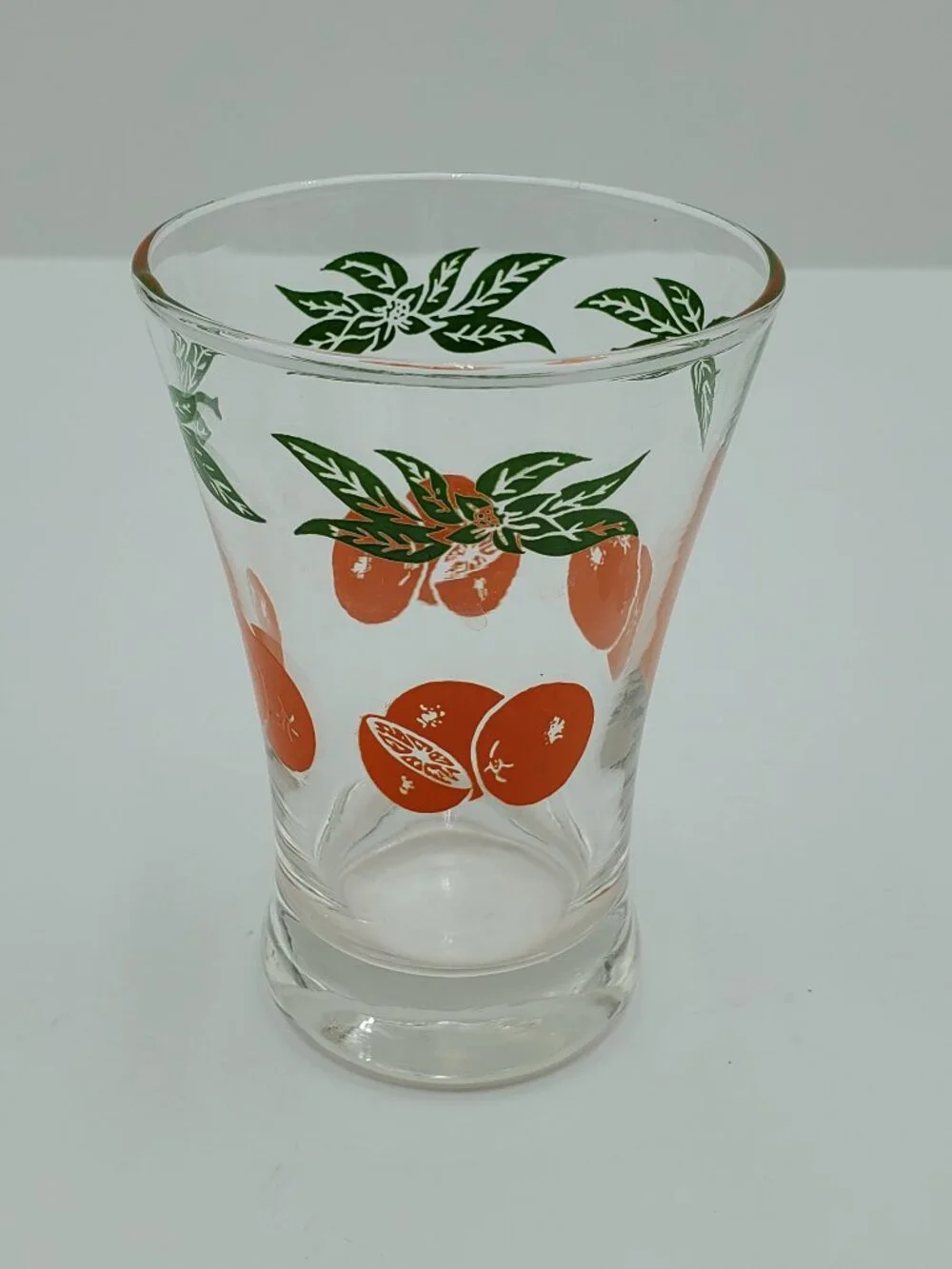 Anchor Hocking Orange Juice Drinking Glasses & Carafe OJ Pitcher & Glasses